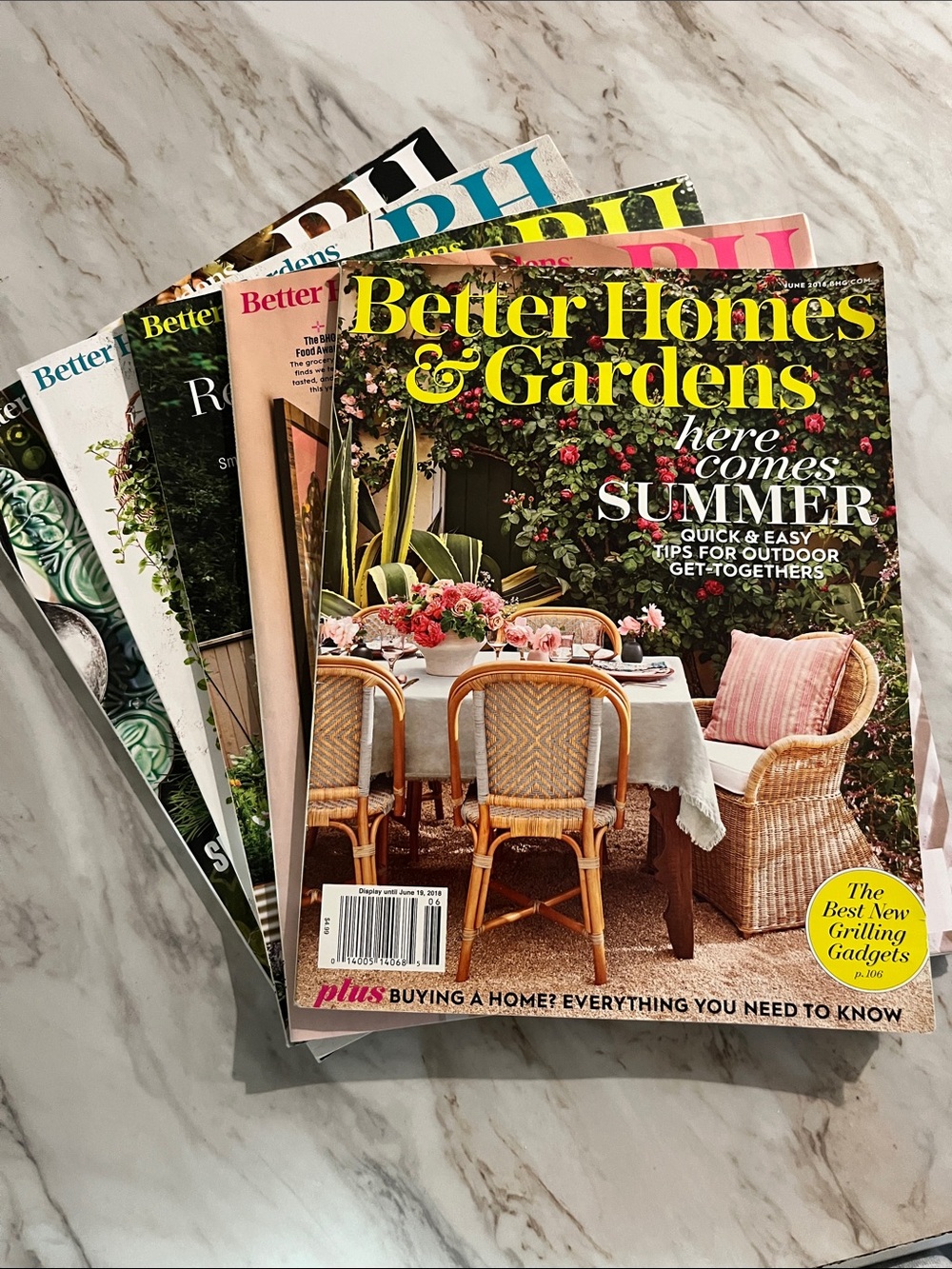 January-June Better Homes & Gardens Magazines